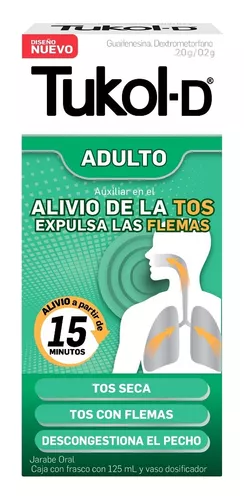 Tukol-d Jarabe Para Tos Adulto 125 Ml