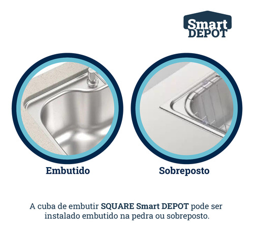 Cuba Cozinha Gourmet Inox Com Acessórios Square