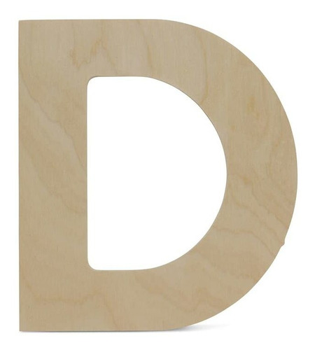 Letras De Madera  D  Monograma Decorativo Artesanal Sin...