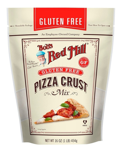 Bobs Red Mills Harina Gluten Free P/ Pizza Crust Mix Gf 454g