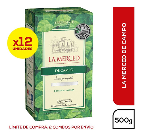 Yerba La Merced Oc De Campo X 12 Unidades 