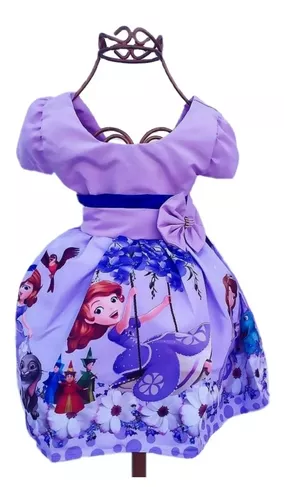 Vestido Da Princesinha Sofia De 1 Aninho Barato