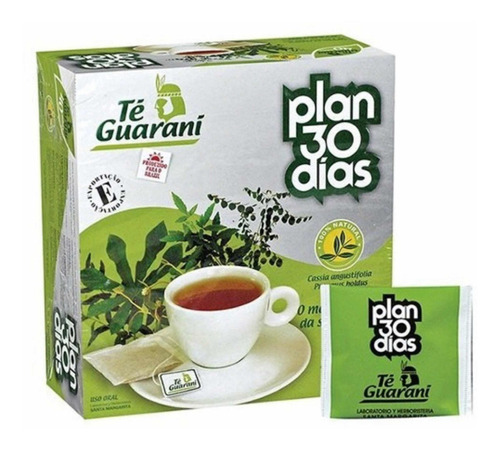 Té Guaraní Plan 30 Días Adelgazante 60unidades!té