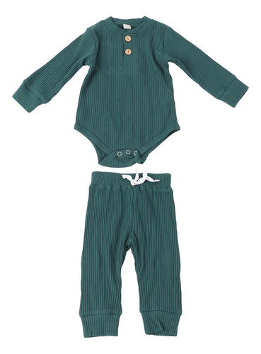 Conjunto De Mono Y Pantalones Para Bebé Trajes Cómodos De A