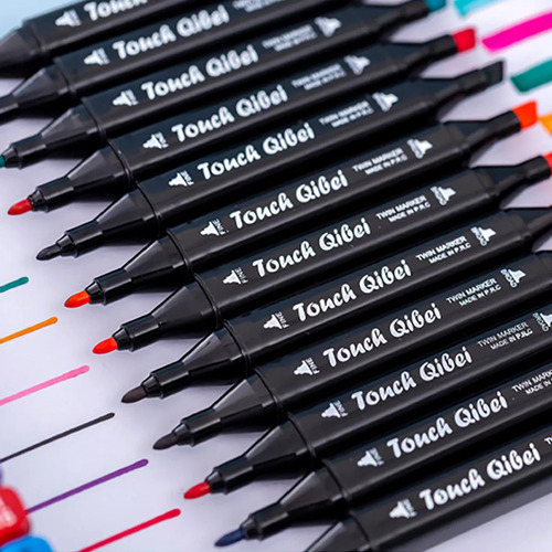 Marcadores Xin De Doble Punta Con 60 Colores