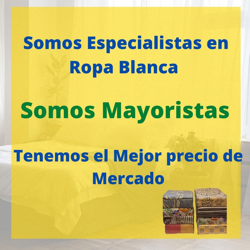 Imagen 7 de 7 de Sábanas Económicas Por Mayor Dos Plazas Y Media Pack X 15 Un
