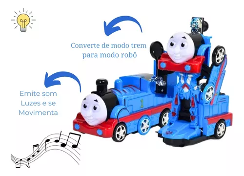 Trenzinho de Brinquedo Thomas Bate e Volta Som e Luz