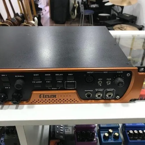 Avid Eleven Rack Guitar Processor Preto | MercadoLivre