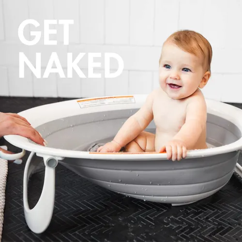 Bañera Plegable Para Bebés Boon Gris