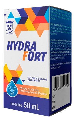 Hydra Fort Repositor De Eletrolitos 50ml - Vilavet