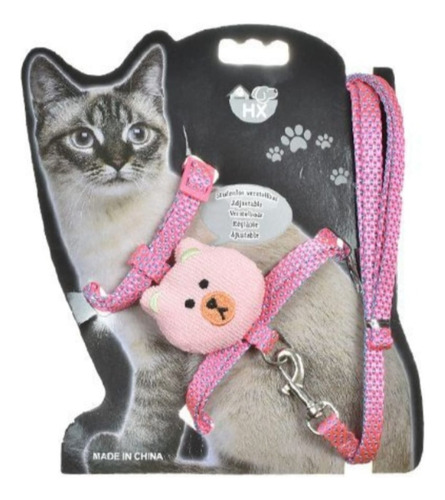 Arnés Para Gato Arnes Con Oso + Correa / Codystore