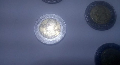 Moneda Conmemorativa De 5 Pesos Jose Vasconcelos