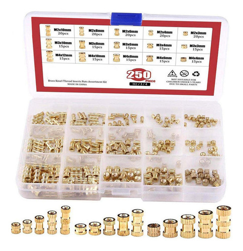 Jidihu 250x M2 M3 M4 Tuercas De Inserción Roscadas