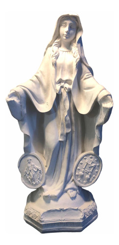 Virgen Milagrosa 22cm En Blanco