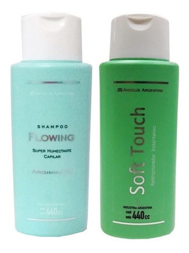 Enjuague Pelo Soft Touch + Shampoo Flowing Angelis X 440ml