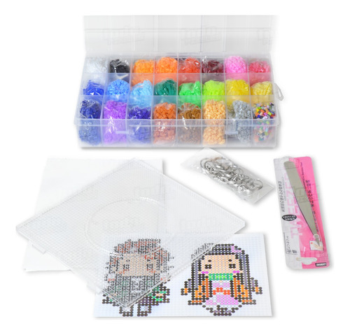 Kit Colosal 12000 Mini Hama Beads 2.6mm - Tubitos Pixel