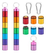 Comprar Pequeño Llavero Portátil Para Viajar, Anglekai 2 Pack Rainbo
