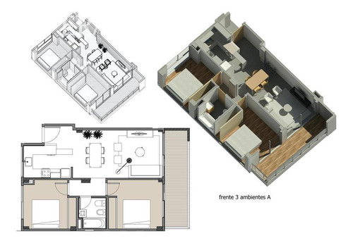 Imagen 1 de 14 de Venta De Departamento 3 Ambientes En Wilde