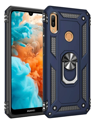 Funda Uso Rudo Anillo Magnetico Para Huawei Honor