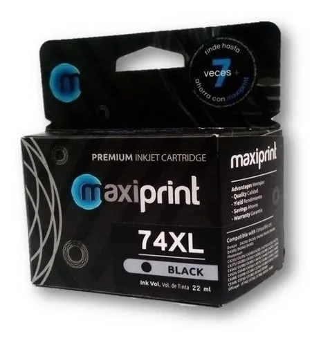 Recargamos Cartucho De Tinta Maxiprint 74xl