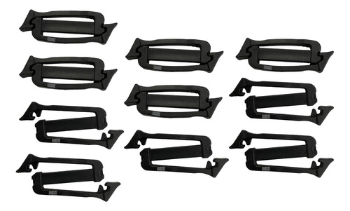 10x Negro Diy Supervivencia Al Aire Libre Equipaje Saco