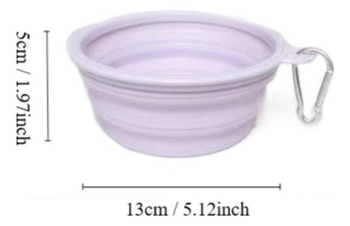 Cuenco Multiusos De Silicona Para Perros, 350 Ml, Plegable
