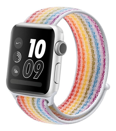 Pulso Apple Watch 42 44mm Lgbti Arcoíris Entrega Inmediata