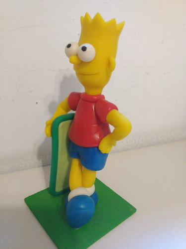 Figura Adorno Torta Bart Simpson Porcelana Fria