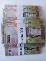 Comprar Paca De 100 Billetes Nuevos Y Consecutivos De 2.000 Bsf