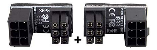 Cablecc Atx 6pin Hembra A 6pin Macho Adaptador De Corriente 