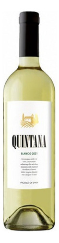 Vinho Espanhol Quintana Branco Bodegas Leganza 750 Ml