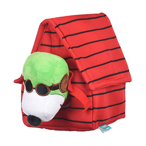 Charlie Brown Pilot Snoopy Burrow Dog Toy | Red And Whi...