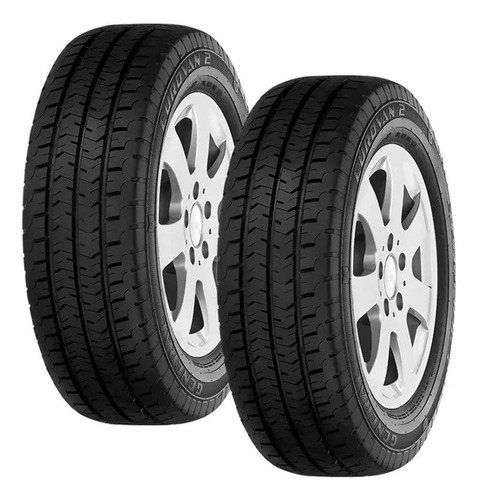 Kit De 2 Llantas 195r15c 106/104r Eurovan2  8pr General Tire