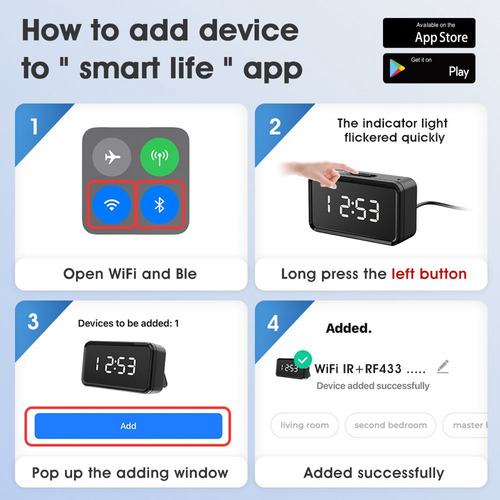 Mando A Distancia Inteligente Tuya Ir Wifi Rf433 -c Universa