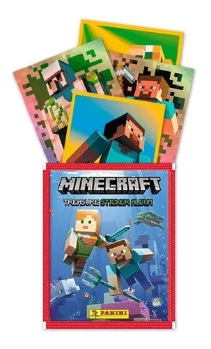 Álbum De Figurinhas Gratuito do Minecraft Treasure