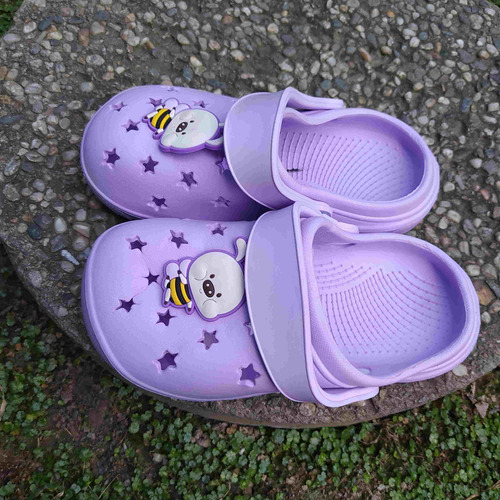 Cholas Tipo Crocs Para Niñas Y Niños 