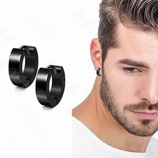 Aretes Hombre Mujer Acero Inoxidable Pendientes, 8 Pares