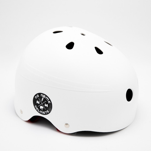 Imagen 3 de 5 de Casco No Name Profesional, Skate Longboard Roller Blanco