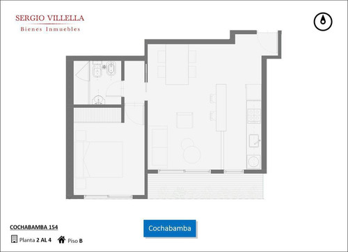 Imagen 2 de 5 de Cochabamba 154 - Departamento De Un Dormitorio En Venta - Rosario