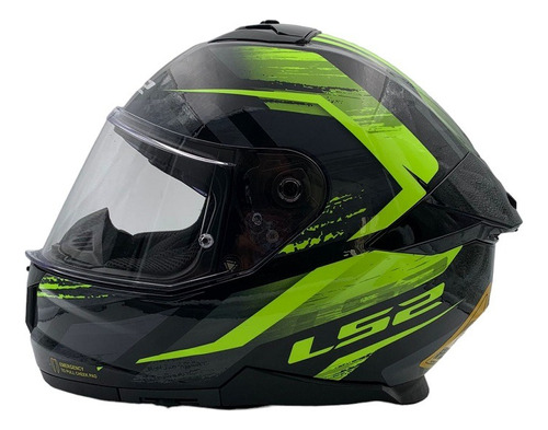 Casco Integral Ls2 Ff808 Kpa Stream Ii Fury H-v Con Lentes