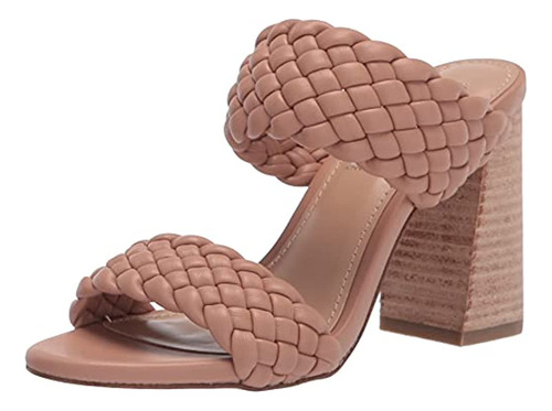 Steve Madden Sandalia De Tacón Tielo Para Mujer, Tostado, 8