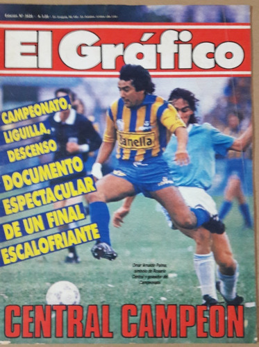 Rosario Central Campeon 86/87 Lote Revista