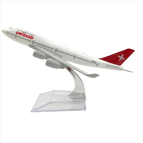 Boeing 747, Jumbo, Colores De Swissair, 1:500, 100% Metálico