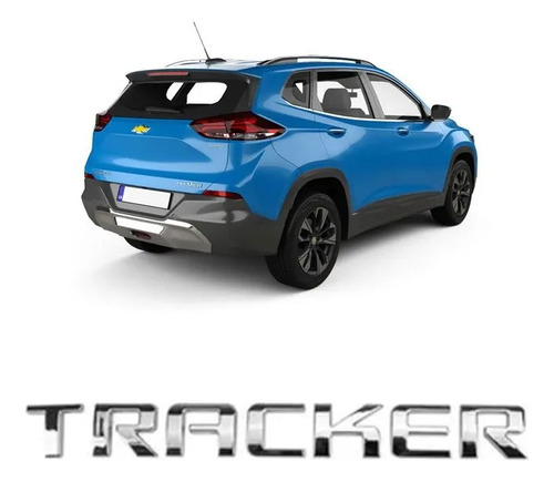 Emblema Trasero Letras Cromo Original Gm: Tracker 2021-2024