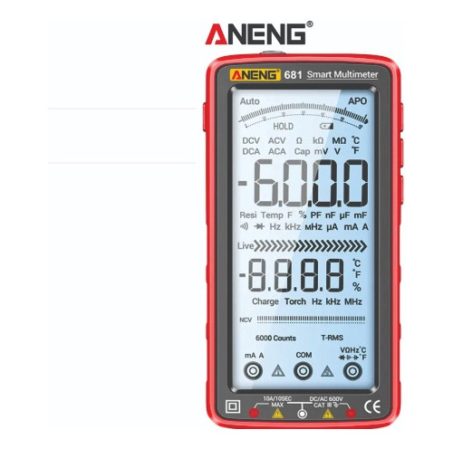 Aneng 681 Multímetro Digital Smart