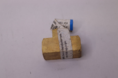 Anderson Metals Low Lead Tee Brass 1/4 756101-04 Wkw