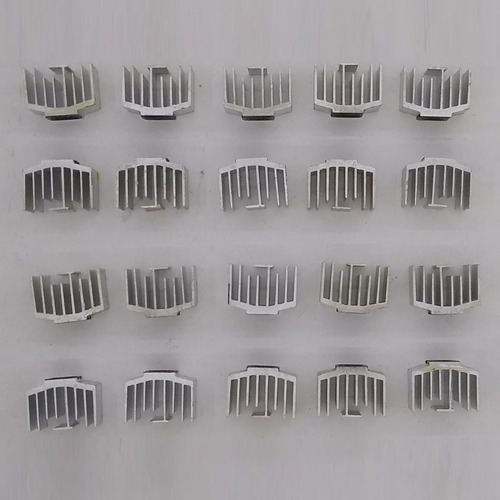 Disipador De Calor Perfil Aluminio 17x12x13mm - 20 Unidades