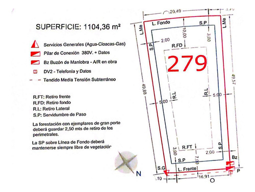 Venta De Terreno De 1100 M2 En Club De Campo La Victoria Area 60