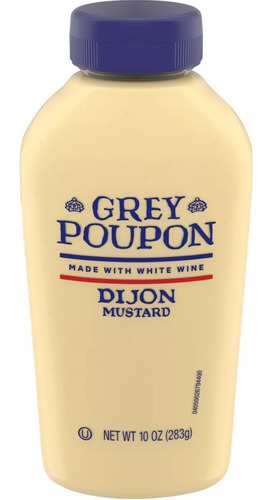 Grey Poupon Dijon Mustard White Wine Mostaza Importada 283gr