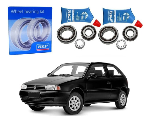 Kit Rulemanes X 2 Ruedas Traseras Skf Vw Gol Senda Saveiro 